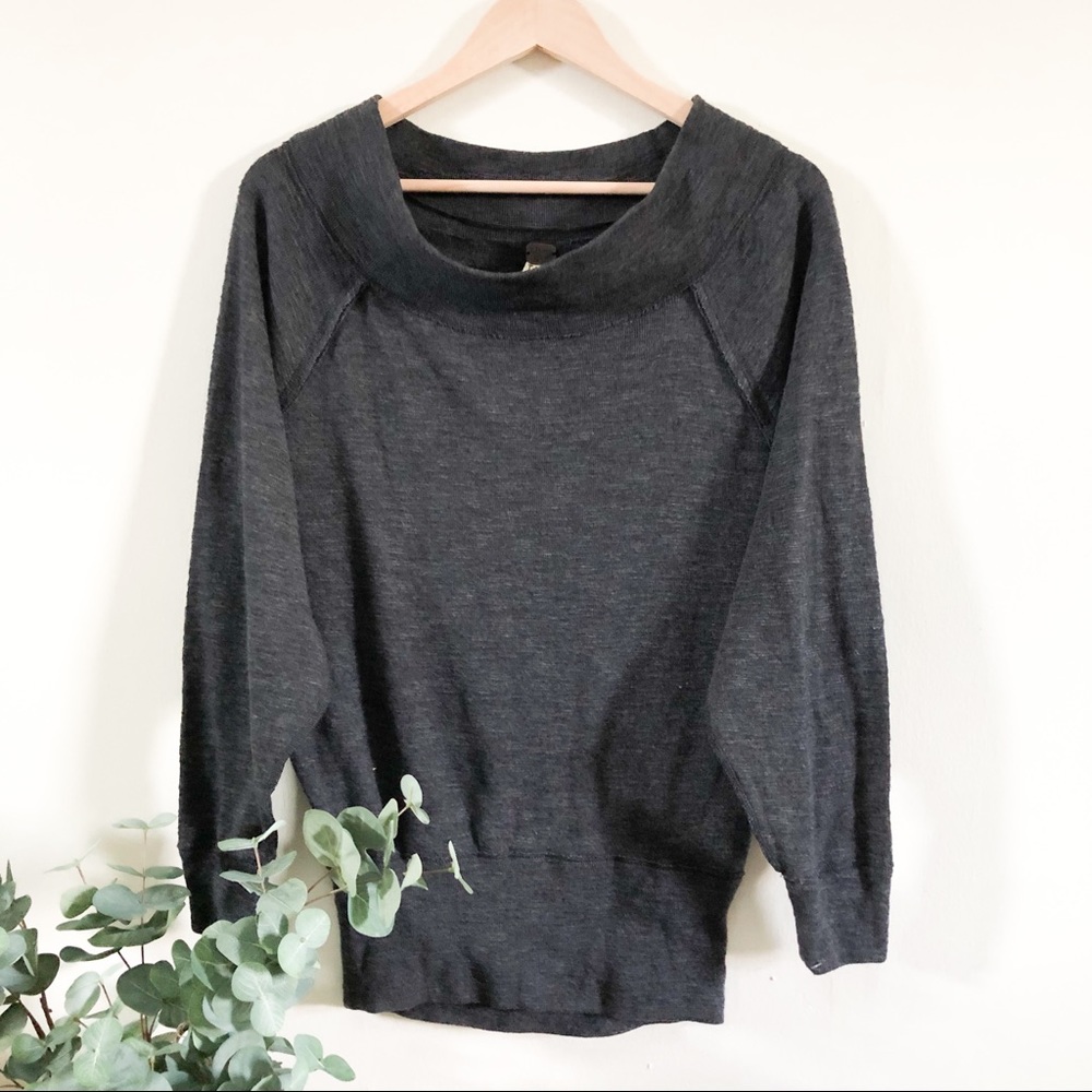Free People Wide Neck Sweater